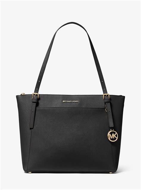 michael kors voyager large saffiano leather top zip tote bag|Michael Kors voyager saffiano.